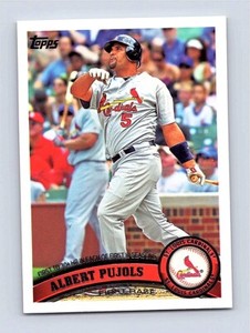 2011 Topps Diamond Anniversary Factory Set Limited Edition Albert Pujols St.