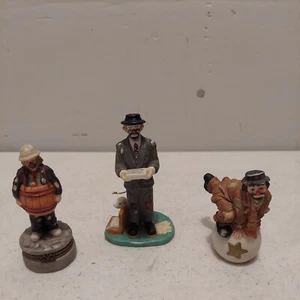 3 emmett kelly clowns flambro - Picture 1 of 10