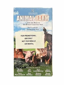 Animal Farm VHS Kelsey Grammer 1999 Hallmark - Factory Sealed - SCREENER / PROMO - Picture 1 of 2