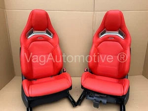 ⭐️ AMG Cabrio Coupe RECARO Performance Seats Shells Leather Ventilated ⭐️ - Picture 1 of 12