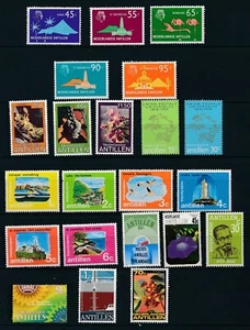 NIEDERLÄNDISCHE ANTILLEN *22 VERSCHIEDENE - ALLE POSTFRISCH (1972-85)* EINIGE SÄTZE - Bild 1 von 1
