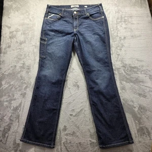Ariat Jeans Mujer 34L Azul Rebar DuraStretch Remachadora Bota Ropa de Trabajo 10032462 - Imagen 1 de 14