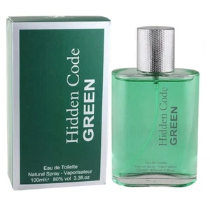 HIDDEN CODE GREEN Men's Perfume Eau de Toilette Gents Fragrance Aftershave 100ml - Picture 1 of 8