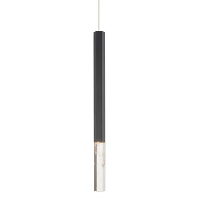 ET2 E11021-95 Diaphane 20" Tall LED Mini Pendant - Black - Image 1 of 4