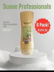 6 Suave Natural Infusion Moisturizing Macadamia Oil 12.6 oz - Picture 1 of 3