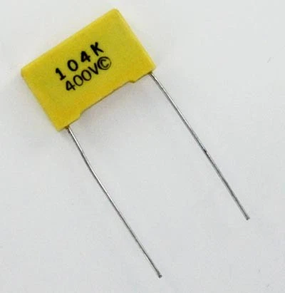 ME104K2E RFE МЕЖДУНАРОДНЫЙ МЕТАЛЛИЗИРОВАННЫЙ ПОЛИЭСТЕР ПЛЕНКА КОРОБКА КОНДЕНСАТОРЫ - Изображение 1 из 1