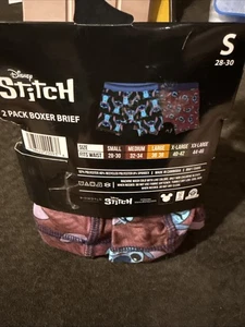 Disney Stitch 3 Pack Boxer Brief Size Small (28-30)NWT - Picture 1 of 3