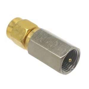 1pce FME Male Plug to SMA Male Plug RF Coaxial Adapter Connector Straight - Picture 1 of 4