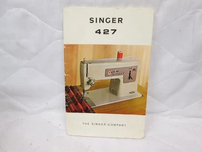 Vintage Original Singer 427 Instruction Manual in Good Condition. - Image 1 of 3