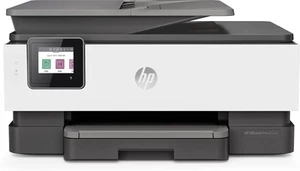 HP OfficeJet Pro 8022e Multifunktionsdrucker in Weiß/Grau - HP+ Modell - Afbeelding 1 van 6
