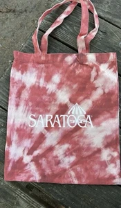 2025 Saratoga Race Course Multi-Purpose Tote Bag Red Tie-Dye (Brand New) - Picture 1 of 4