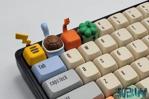 Pokemon Starter Keycap Set | Handbemalte Resin Artisan Caps | Cherry MX | - Bild 1 von 10