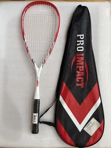 Pro Impact Graphite Full Size Squashschläger mit Tragetasche Neu - Bild 1 von 9