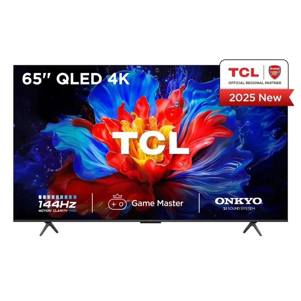 TCL 65P8K 65" 4K QLED HDR Smart TV 165.1 cm 65" 3840 x 2160 pixels QLED Smart TV - Image 1 of 1