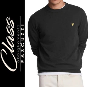 Lyle & Scott -  Maglia girocollo cotone e lana merino (J. Black) KN2110VC - Imagen 1 de 5