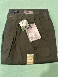 5.11 Mens 42” X 36” Taclite Pro Pant Green Teflon Shield Water Repellant NWT - Picture 1 of 13