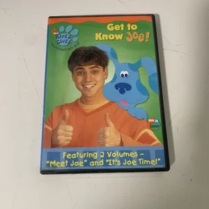 Blues Clues Get To Know Joe DVD 2002 Meet Joe Its Joe Time Scarce Nick Jr - Picture 1 of 8