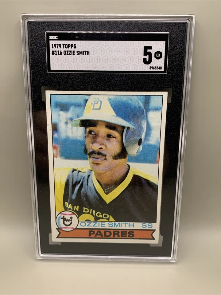 1979 Topps - Ozzie Smith #116 Rookie Padres classificação 5 check-out centralização bom - Imagem 1 de 4