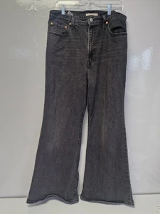 Levi's Ribcage Bell Jeans 33 Gr. 16 Schwarz.  - Bild 1 von 15