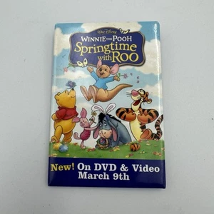 VTG Disney's Winnie the Pooh Springtime with Roo Promotional Pin Button Pinback - Picture 1 of 7