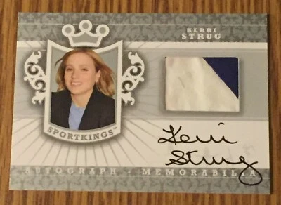 Memorabilia autógrafa de Kerri Strug 2013 Sportkings/30 - Olímpico de Estados Unidos Foto 1 de 2