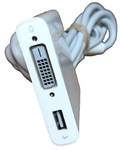 Apple A1306 Mini Display Port to Dual-link DVI Adapter - White - Authentic - Afbeelding 1 van 8