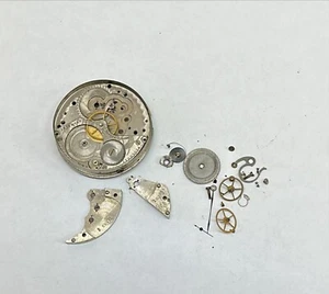 Elgin 16 Größe 15 Jewel Grade 299 Taschenuhr Teile Werk mit Zifferblatt! - Bild 1 von 4