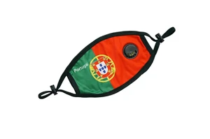 Máscara facial de Portugal con bolsillo / bandera de Portugal / bandera de máscara facial de Portugal - Imagen 1 de 4