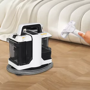 Pulitore profondo portatile per tappeti divano pulitore tappeti macchina portatile 450 W NUOVO - Foto 1 di 21