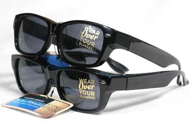 Dos pares de gafas de sol polarizadas con protector solar mediano FO-056 NEGRAS Foto 1 de 4