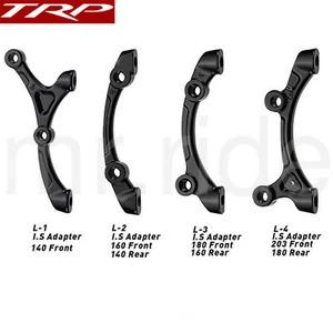 4 Size * Tektro TRP HY/RD SPYRE SLC SPYRE Disc I.S Adaptor Front + Rear Black - Picture 1 of 2