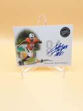 2008 Calais Campbell SILVER AUTO SP 197/199 Press Pass Miami Hurricanes/Ravens