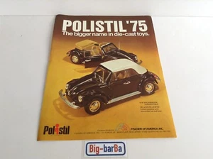 🔥Lot vintage🚗 POLISTIL 1975 FOLIO CATALOGO FISCHER OF AMERICA 1:25 🔥✨ RARE ✨ - Foto 1 di 5