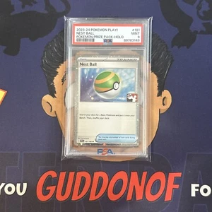 PSA 9 MINT 2023-2024 Pokemon Prize Pack NEST BALL #181 Holo - Picture 1 of 3