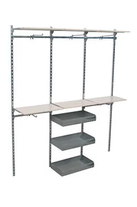 Wandregal Kleiderständer Rückwandsystem Ladeneinrichtung Laden-Regal Wandschiene - Bild 1 von 8