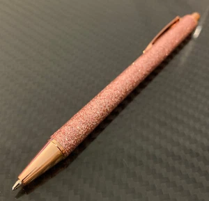 Pink Kugelschreiber Glitzer Flakes rose Glitter funkelnd Barbie inspiriert Edels - Bild 1 von 2