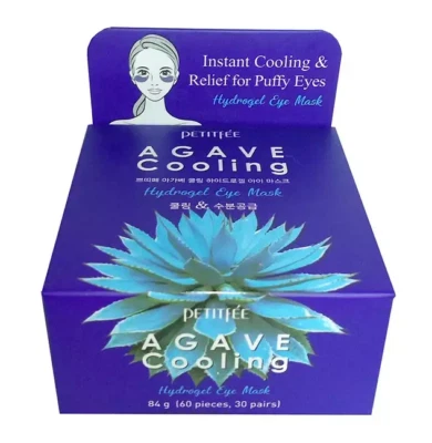 Petitfee Agave Kühlende Hydrogel-Augenpads, 60 Stück