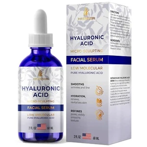 Hyaluronic Acid Serum for Face (2 Oz) - Serum for Skin and Lips Hydrating - Picture 1 of 5