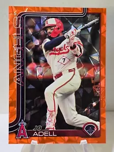 2025 Topps Series 1 Jo Adell Orange Diamante Parallel /25 Los Angeles Angels - Picture 1 of 2