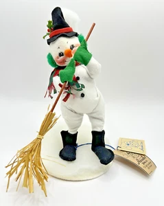 Vintage Annalee Puppen Mobilitee 7" weiche Skulptur Schneemann Figur 1996 Urlaub - Bild 1 von 13
