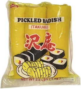 Yellow Pickled Daikon Radish 2.2 LbsTakuan Danmuji Takuwan Japanese Korean Food  - Picture 1 of 8