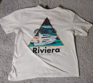 Camiseta blanca mediana H&M Riviera Yacht Club - Imagen 1 de 16