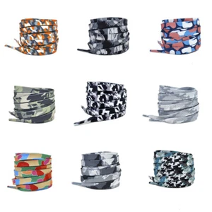 Camouflage Serie Schnürsenkel Freizeitschuhe Shoelaces personalisiert Shoelaces - Picture 1 of 49