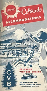 Colorado Accommodations 1964 Directory By Cities Colorado Visitors Bureau - Picture 1 of 4