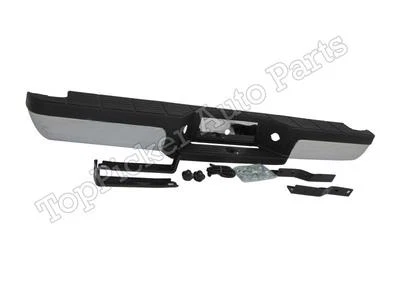 Conjunto de parachoques trasero cromado con soporte de almohadilla para camioneta Ranger 1994-2011 StyleSide Foto 1 de 4