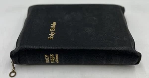 Bible ~ Leather Zip Around Gold Guild edges National Bible Press - Picture 1 of 21