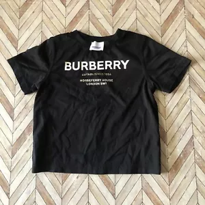 Burberry Black Shirt for Youth Tee. Horseferry House London SW1 4Y 104cm - Picture 1 of 5