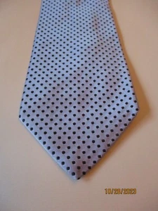 Banana Republic Blue Polka Dot Silk Neck Tie - Picture 1 of 2