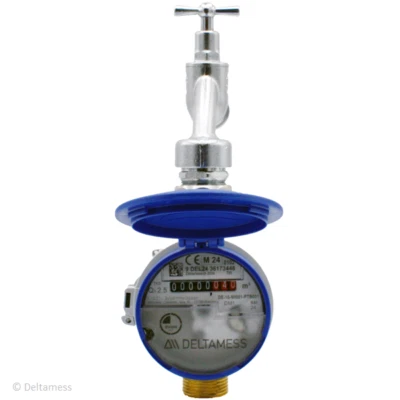 2026 GARTENWASSER ZAPFHAHN-Wasserzähler frostsicher mit austauschbarer Kapsel - Bild 1 von 4