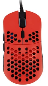 HK Gaming Mira-M Ultra Lightweight Honeycomb Shell Wired Gaming Mouse 63g Red - Picture 1 of 7